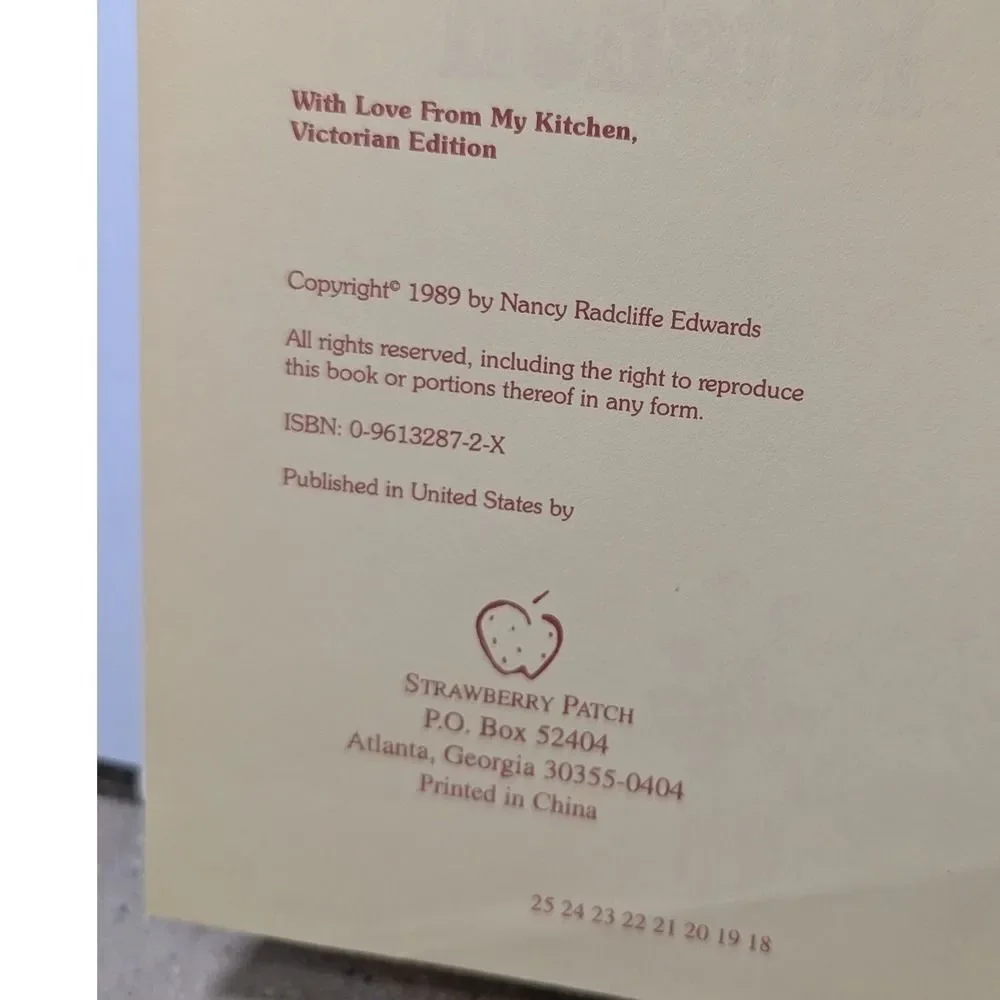 With Love From My Kitchen Vintage Recipe Journal Nancy Radcliffe Edwards Spiral